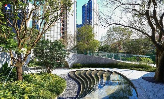 景观由国际知名景观设计团队TROP设计新葡京博彩深圳仁恒公园世纪三期：园林(图3)
