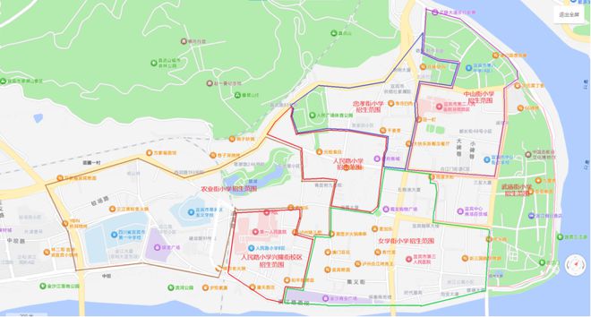 城区公办义务教育学校招生划片公告澳门新葡京网页翠屏区2025年(图7)